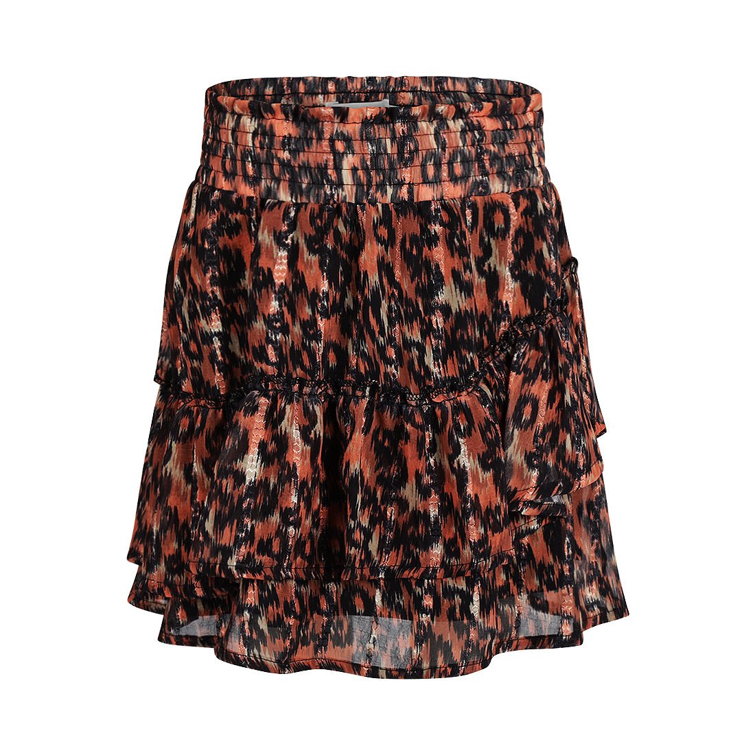 Falda estilo animal print con olanes - Kool KidsNWMKool KidsQ52064Falda estilo animal print con olanes8 AñosMulticolor